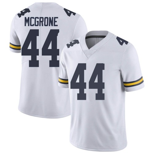Cameron McGrone Michigan Wolverines Men's NCAA #44 White Limited Brand Jordan College Stitched Football Jersey CND6454ZQ